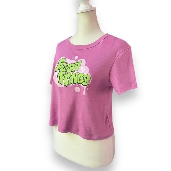 NEW Fresh Prince Graphic Short Sleeve Cropped Baby Tee | Size Small - Picture 5 of 14